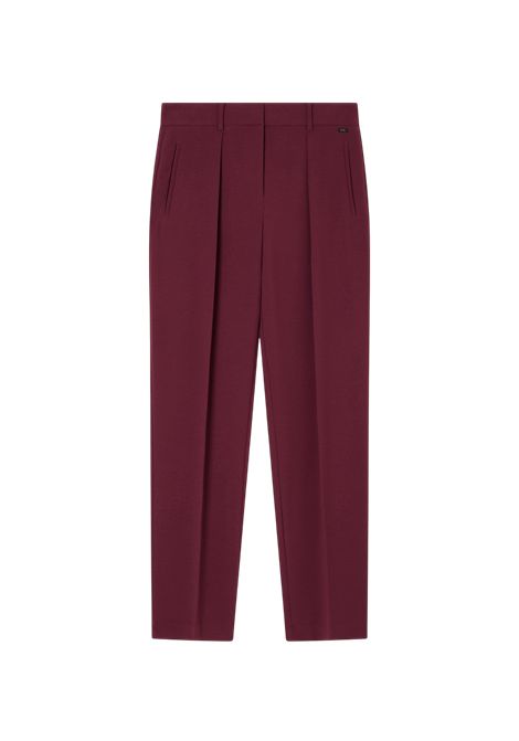 Trousers with pleats in flowing fabric ARMANI EXCHANGE | Trousers | XW000664 AF10872UA343
